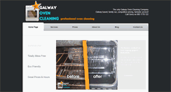 Desktop Screenshot of galwayovencleaning.com